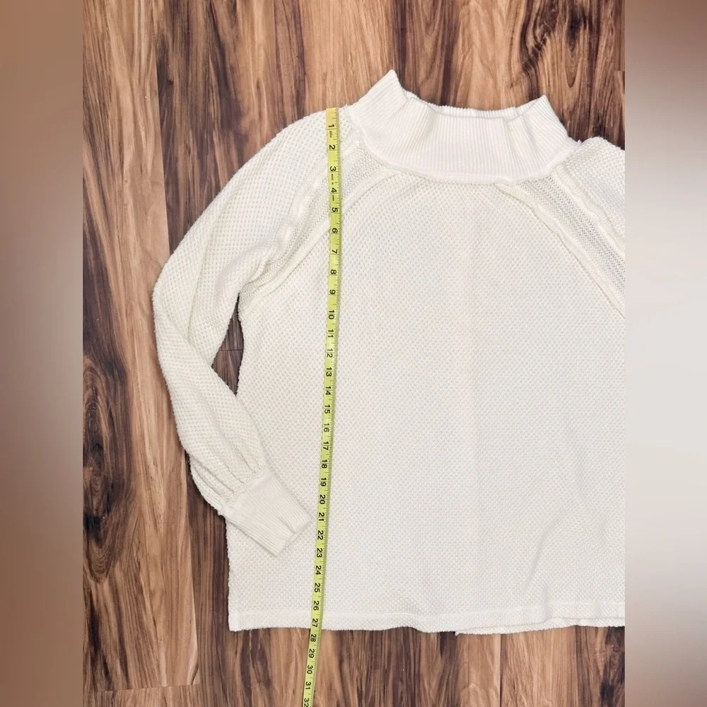 Free People She’s A keeper Cream Oversized Knit Sweater